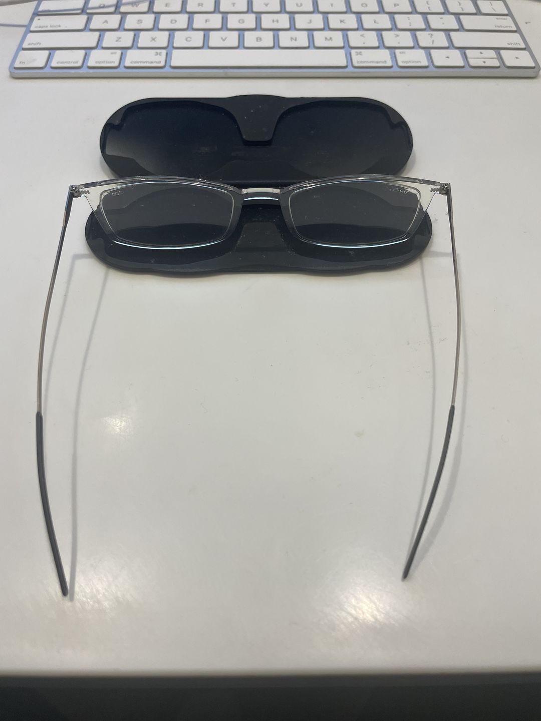 Customer photo review of Brooklyn Blue Light Blocker Glasses + Milano Case