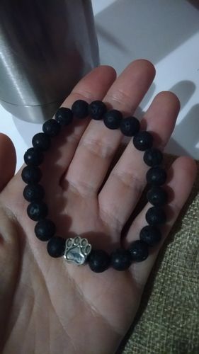 Customer photo review of "Shark" tracking bracelet