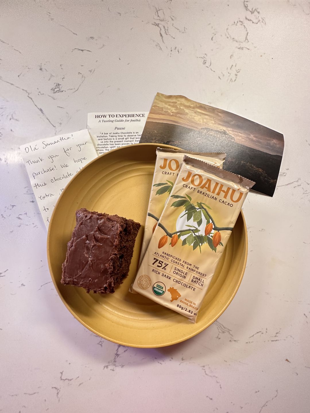 Customer photo review of 75% Dark Chocolate (6 count)