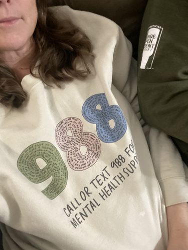 Customer photo review of 988 (Call or Text 988 For Mental Health Support)