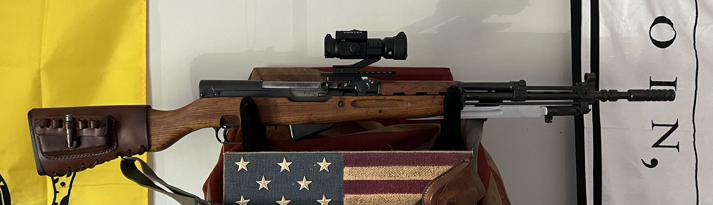 Customer photo review of SKS Scout Scope Mount - works with both Long Eye Relief scope and Micro Red Dot