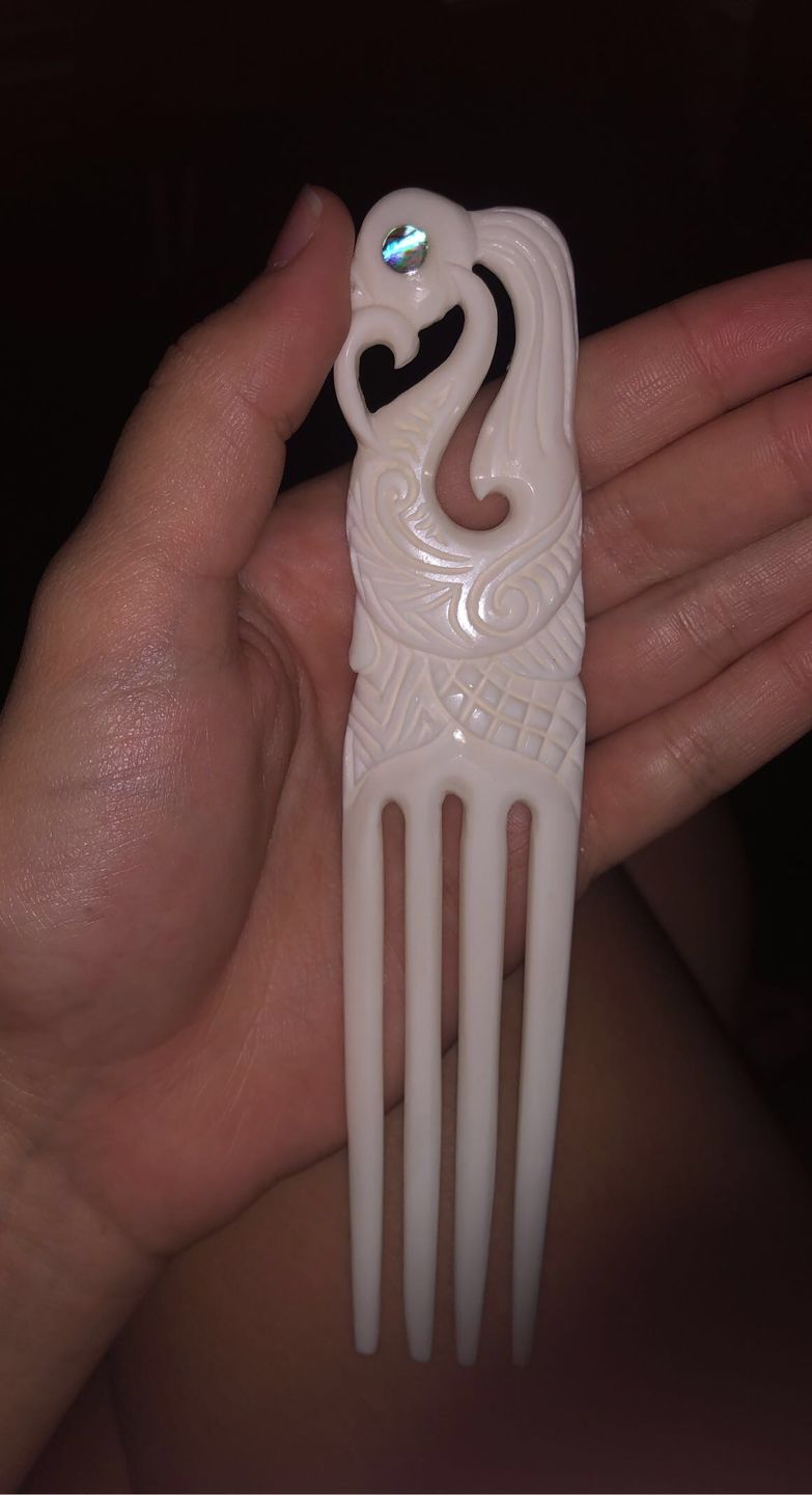 Customer photo review of Large Maori Manaia Heru Comb