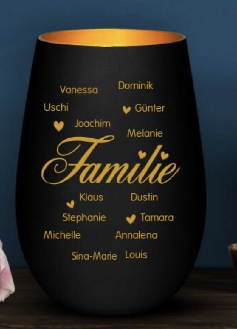 Customer photo review of Familie ist... - Familien-Windlicht
