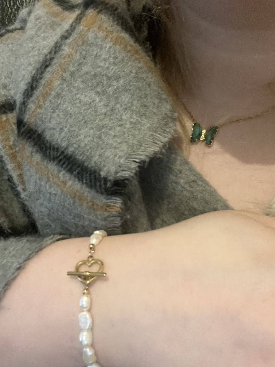 Customer photo review of Pearl Heart Armband | Süßwasserperlen