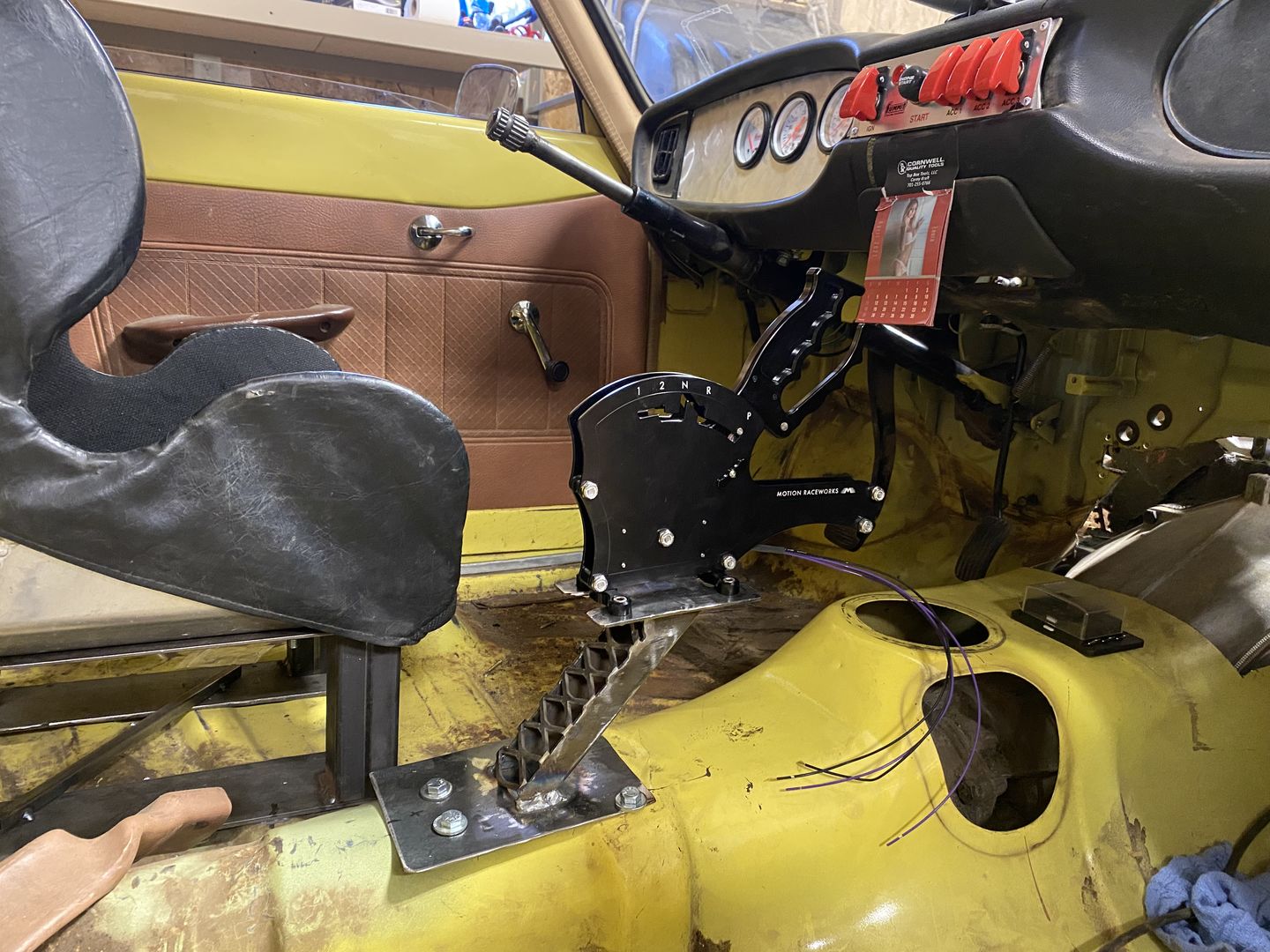 Customer photo review of Powerglide Operator Series Billet Shifter Front Exit 16-1600