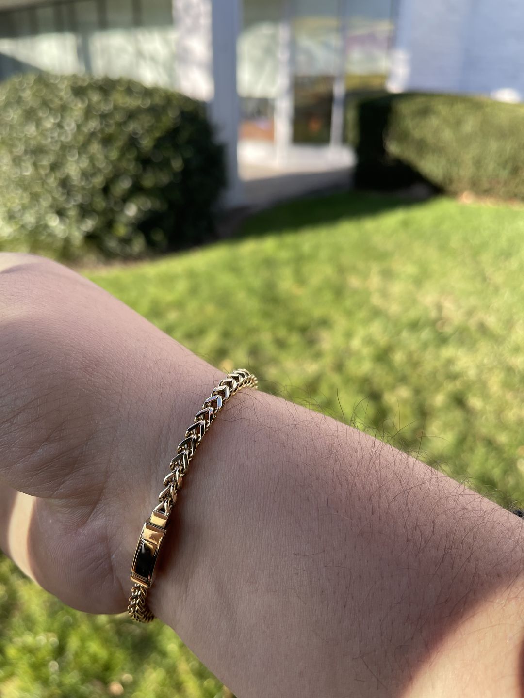 Customer photo review of 4mm Franco Link Bracelet