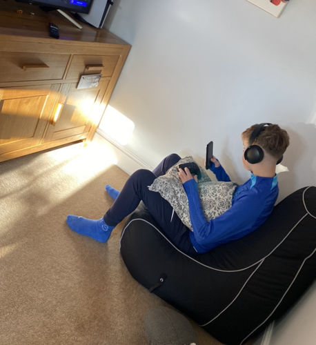 Customer photo review of Classic Bean Bag - Purifying Code