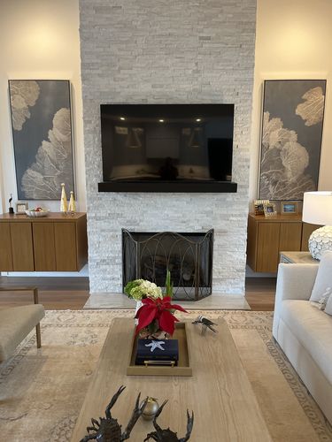 Customer photo review of Custom Metal Shelves: Non-Combustible, 25+ Finishes, Any Size