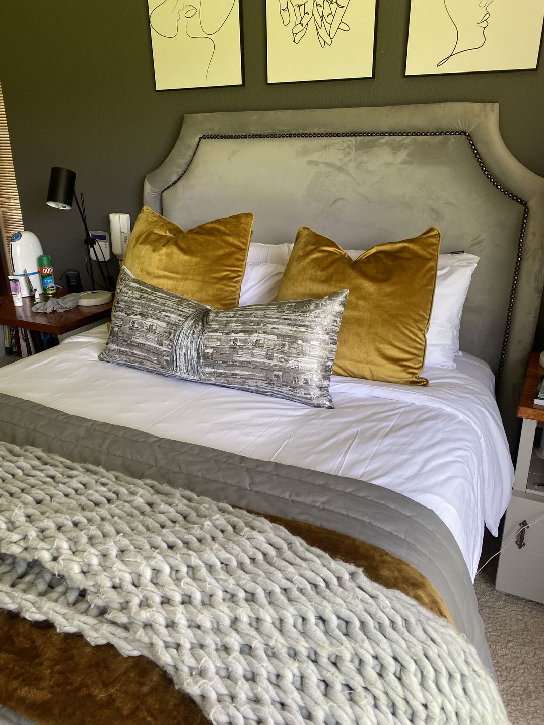 Customer photo review of Scandinavian White Duvet Cover Set