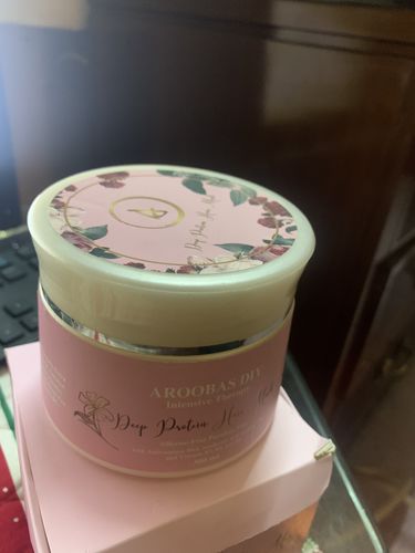 Customer photo review of Deep Protein Treatment Hair Mask