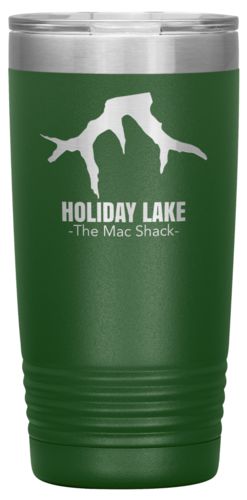 Customer photo review of Custom Lake 20oz Vacuum Tumbler