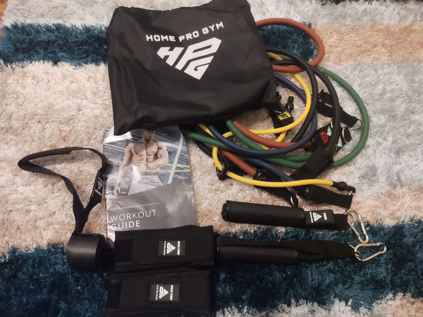 Customer photo review of Stackable Resistance Band Set