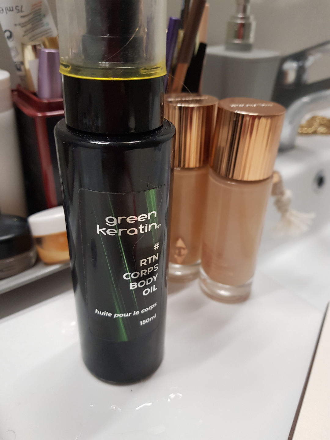 Customer photo review of #RTN 0.5% - Huile pour corps