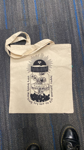 Customer photo review of The Recycled Canvas Tote Bag