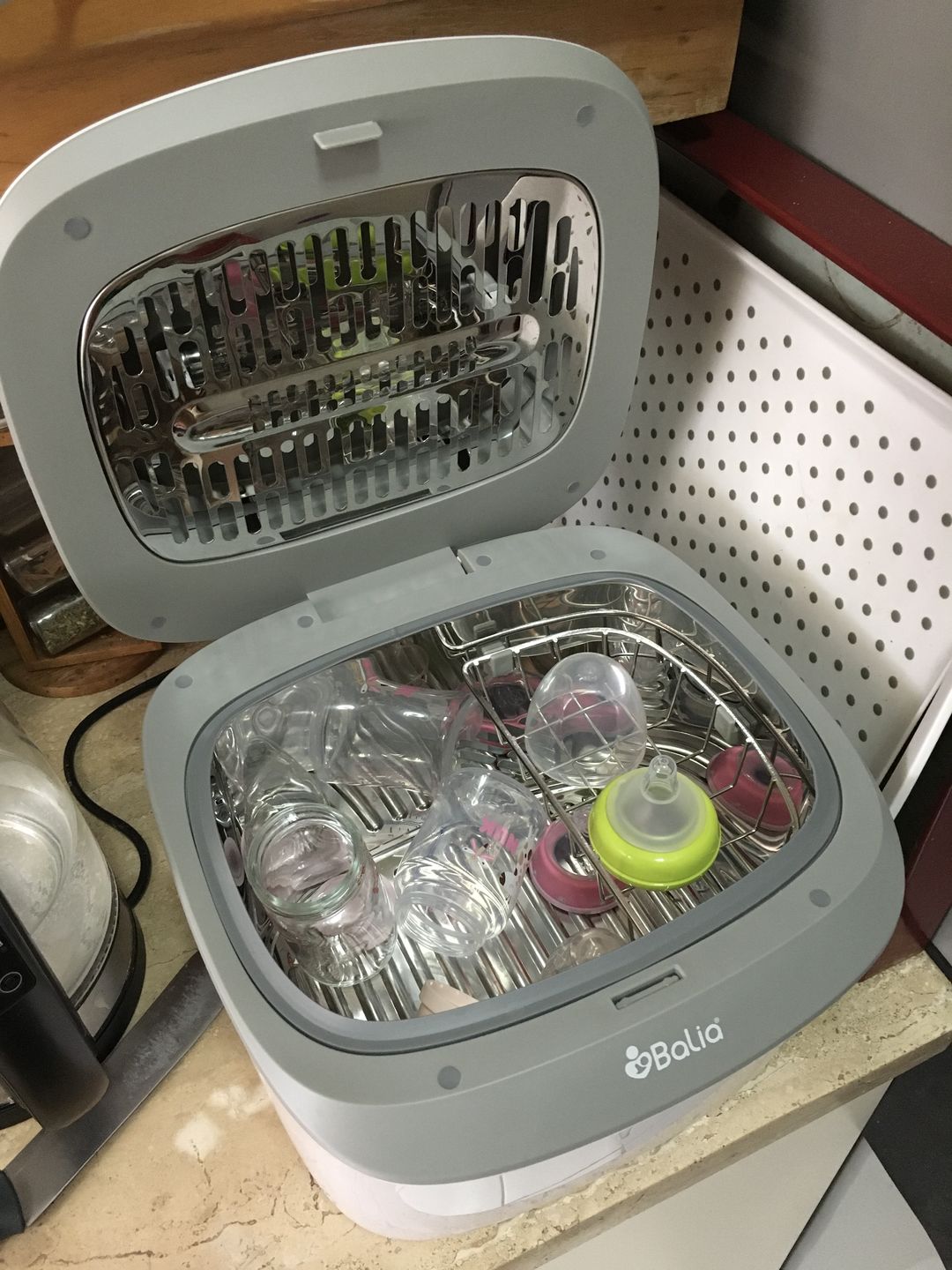 Customer photo review of Esterilizador de mamaderas con Secador