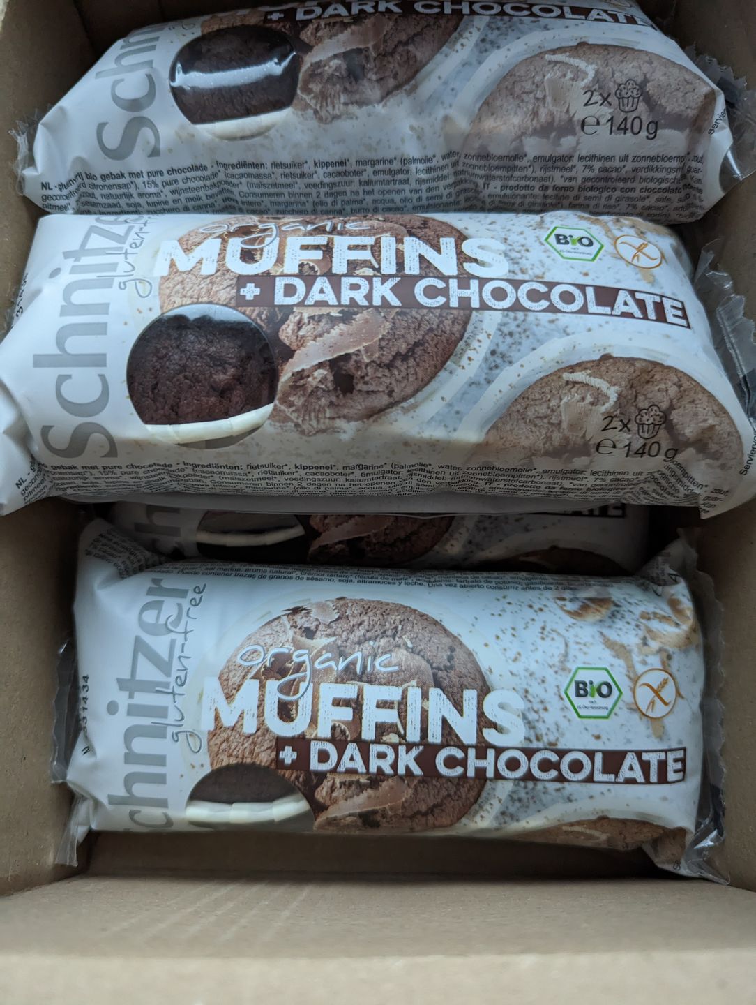 Customer photo review of Bio Muffin + Dark Chocolate glutenfrei