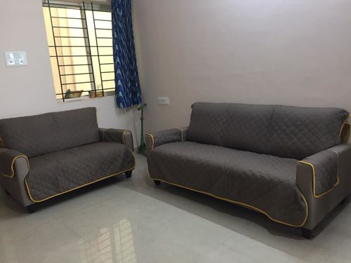 Customer photo review of Reversible Quilted Sofa Protector