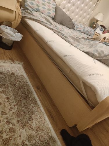 Customer photo review of Memory Foam Topper Mattress