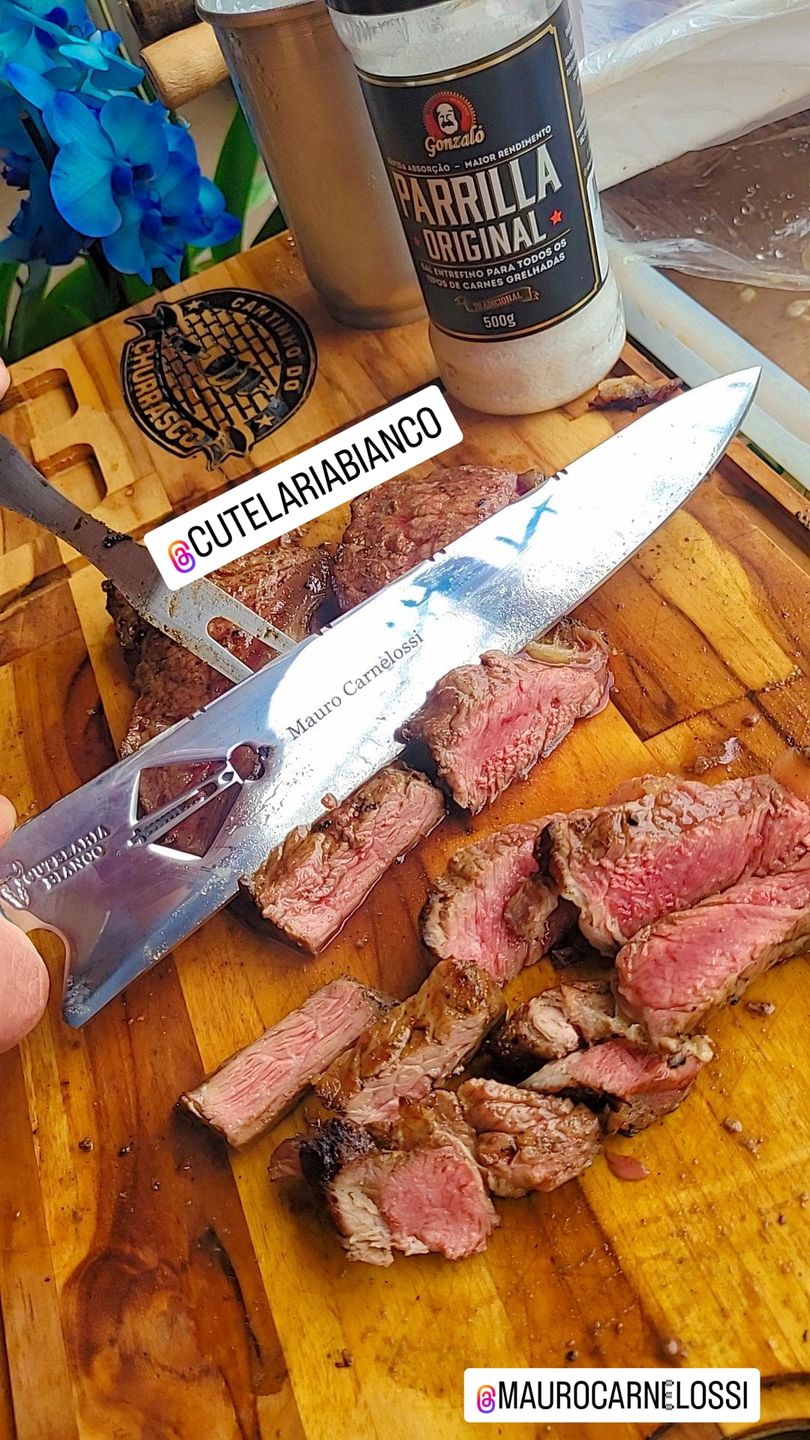 Customer photo review of Faca Artesanal Agro É TOP