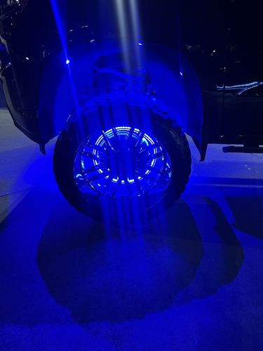 Customer photo review of Premium RGB+W Wheel Lights