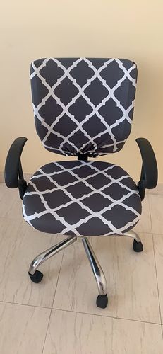 Customer photo review of Elastic Stretchable Computer Chair Covers