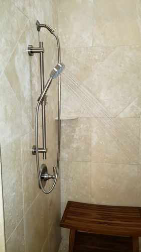 Customer photo review of 1-Spray Handheld Shower Head Set