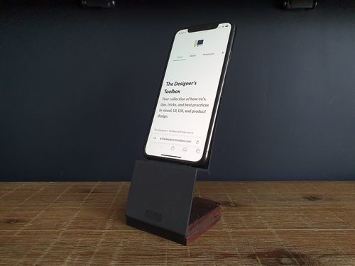 Customer photo review of HANDS-ON MOBILE STAND