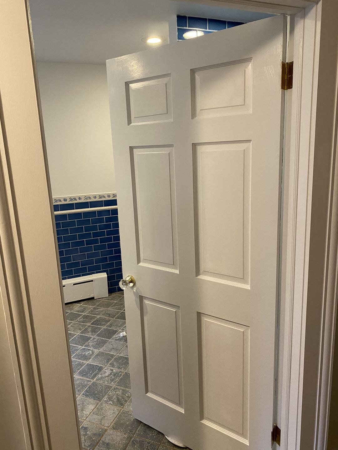 Customer photo review of Solid Wood Interior Door Slab (6 Panel, Primed)