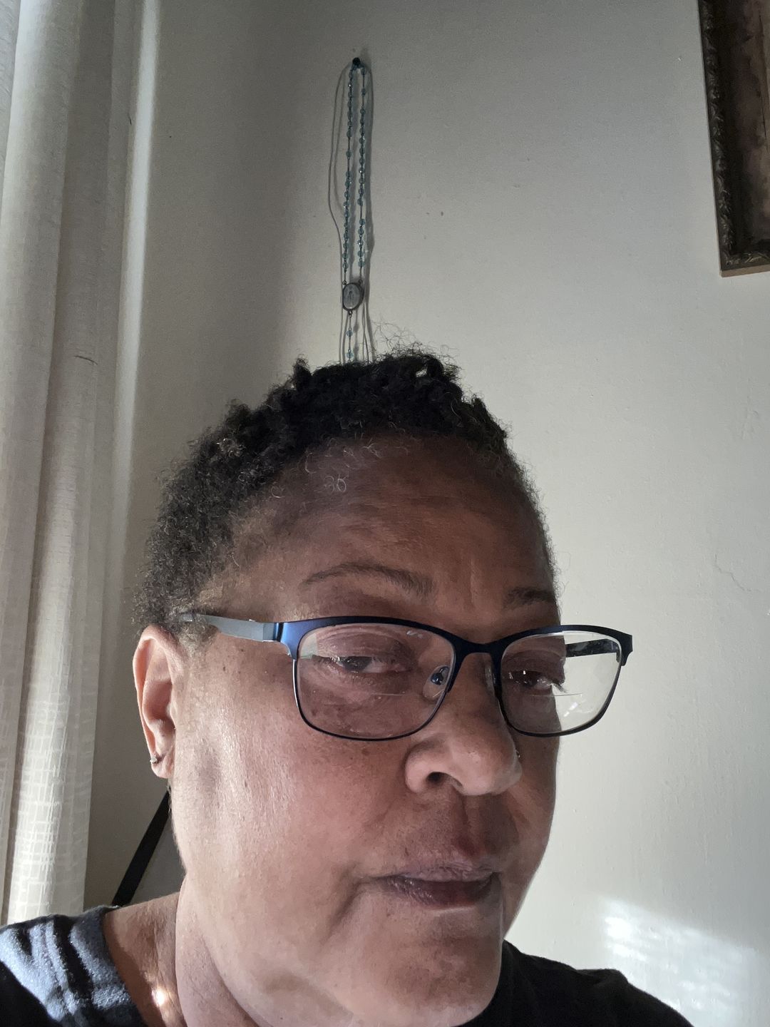 Customer photo review of Curly Hair Wash and Go System with Organic Jojoba Oil for Moisturizing Hair with Lavender Fragrance (Step 1 - 4)
