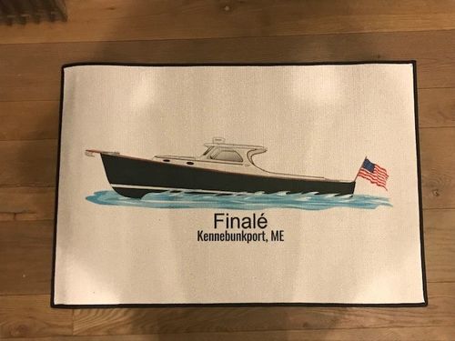 Customer photo review of Custom Indoor/Outdoor Dock Mat