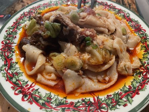 Customer photo review of [N2] Spicy & Tingly Beef Hand-Ripped Noodles Meal Kit (4 Servings)