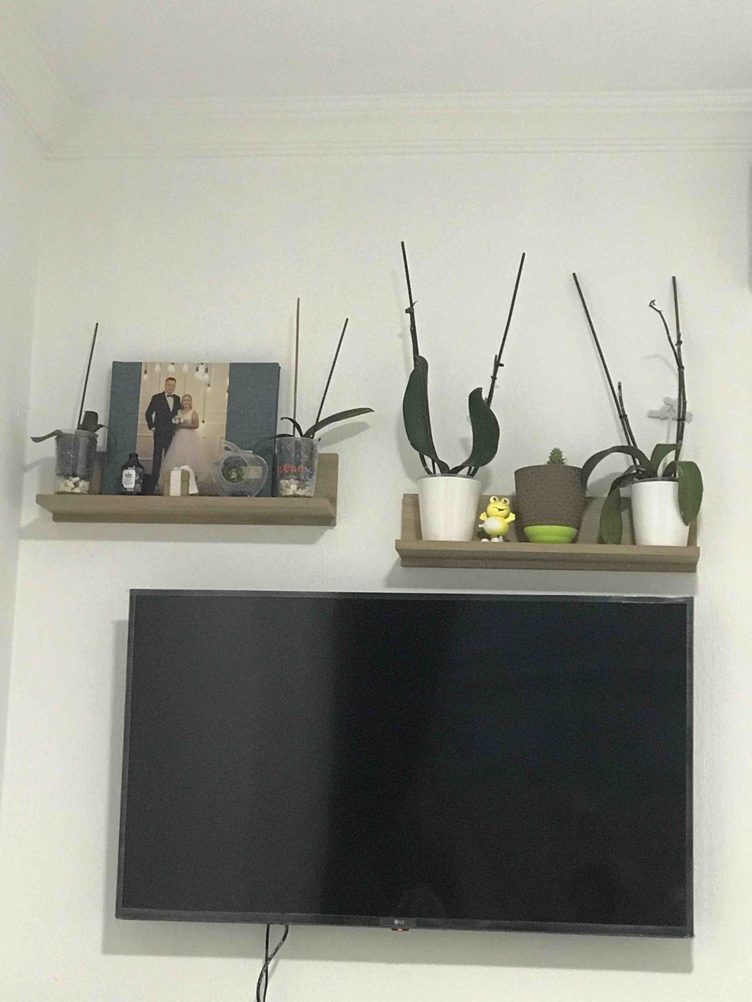 Customer photo review of Rani E16 Dekoratif 2 li Duvar Rafı Sepet Ceviz
