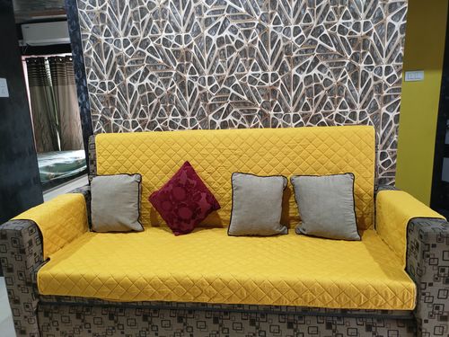Customer photo review of Reversible Quilted Sofa Protector