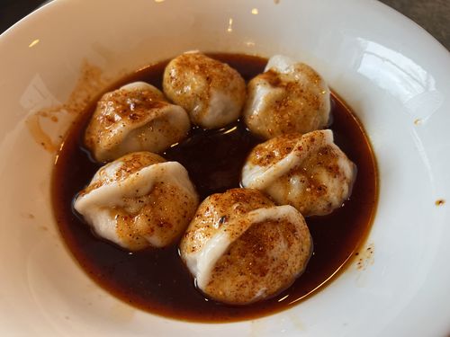 Customer photo review of Frozen [F4] Lamb Dumplings w/ Spicy & Sour Sauces (30 Pieces/5 Servings)