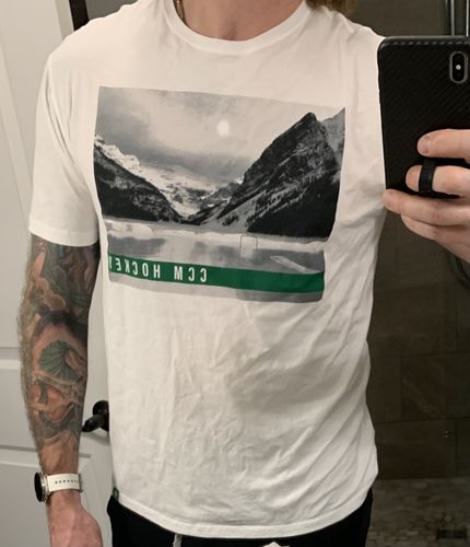 Customer photo review of CCM Nostalgia Pond Short Sleeve Tee Adult