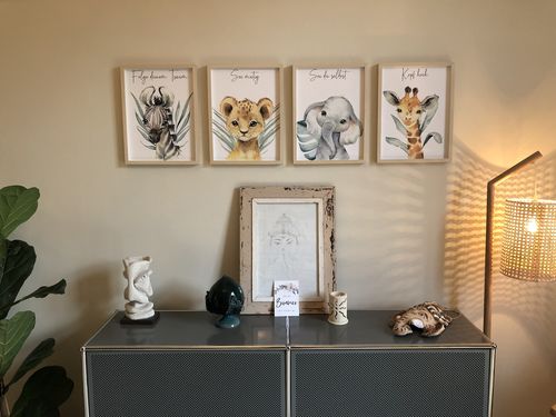 Customer photo review of 3er Bundle Motivationsposter