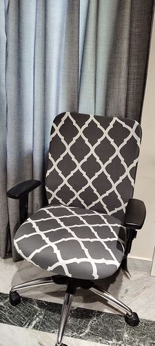 Customer photo review of Elastic Stretchable Computer Chair Covers