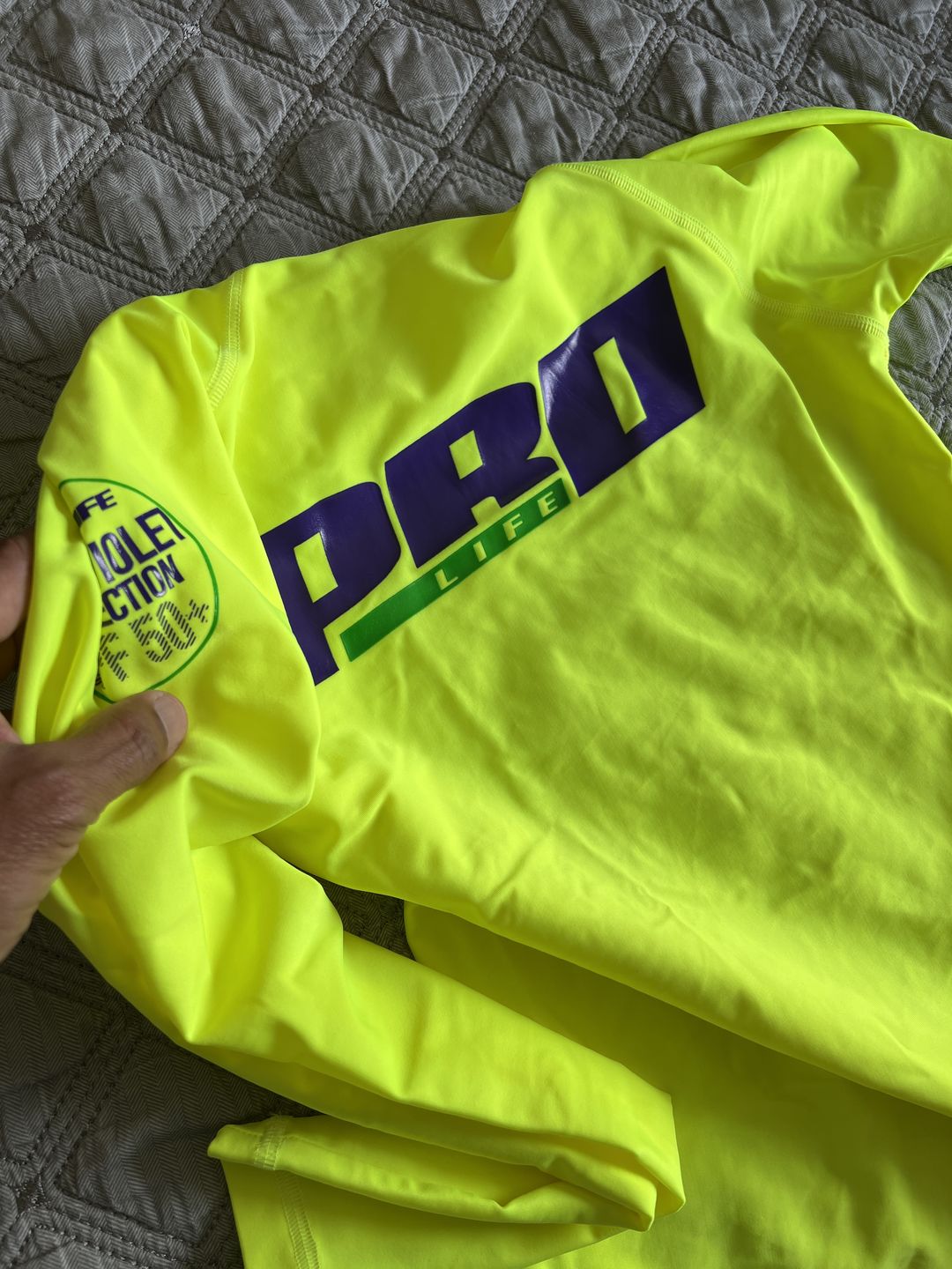 Customer photo review of Camisa Lycra 703L