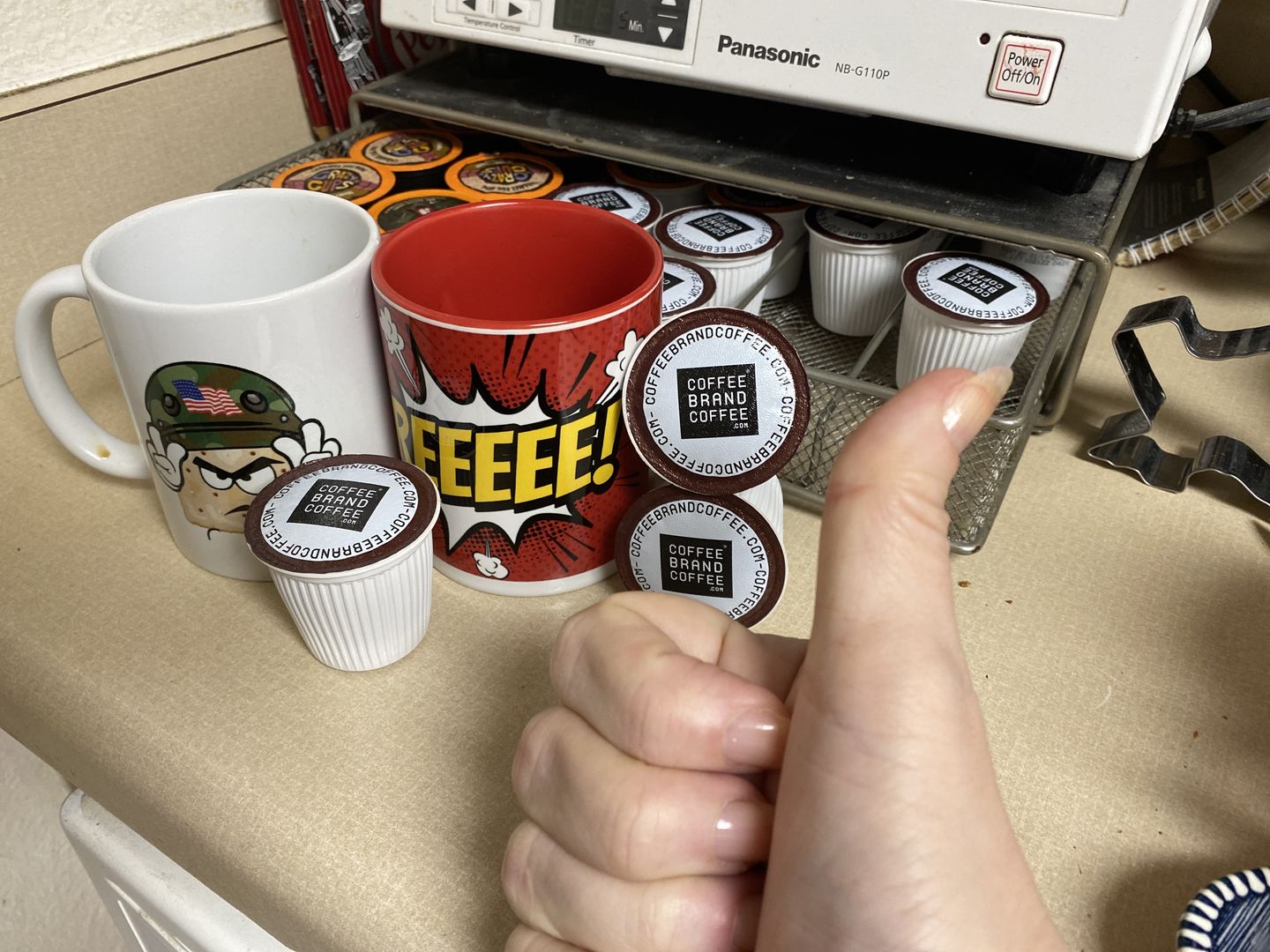 Customer photo review of Medium Roast Kcups