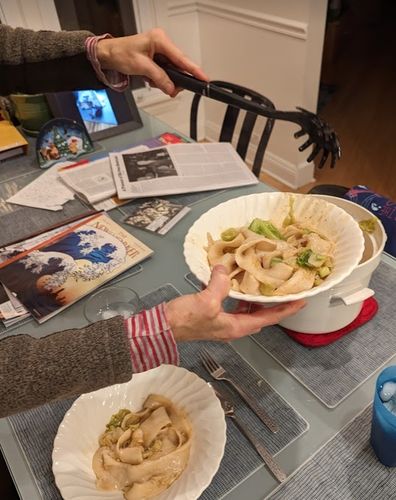 Customer photo review of [N8] Hot Oil-Seared Hand-Ripped Noodles Meal Kit (4 Servings)