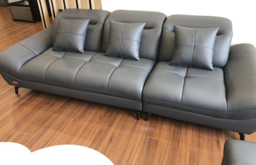 Customer photo review of BOBBY - Sofa văng da 3 chỗ tựa gật gù