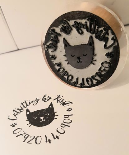 Customer photo review of Wooden Handle Stamp