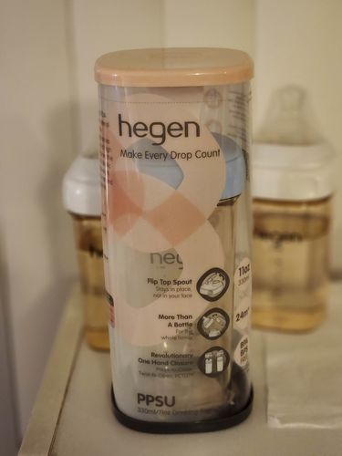 Customer photo review of Hegen PCTO™ 330ml/11oz Drinking Bottle PPSU Blue (24 months and above)