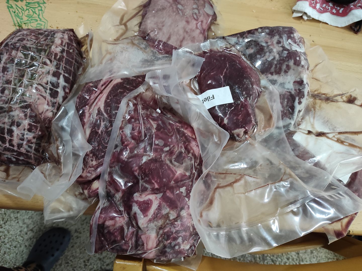 Customer photo review of Pacco Famiglia Scottona 6 Kg Grassfed