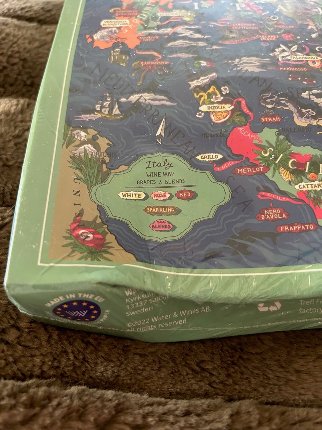 Customer photo review of Wine Puzzle - Italy