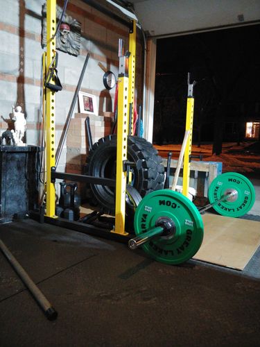 Customer photo review of Great Lakes Girya Polyurethane Bumper Plates