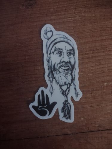 Customer photo review of 300 Custom 3" Laminated Vinyl Stickers