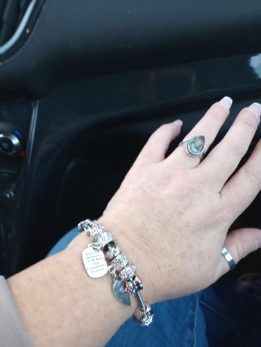 Customer photo review of Mother Daughter Eternal Love Bracelets