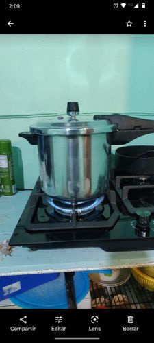 Customer photo review of Parrilla Gas Cristal Templado 4 Quemadores Estufillas Hogar