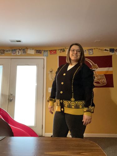 Customer photo review of Eden Academy Cardigan